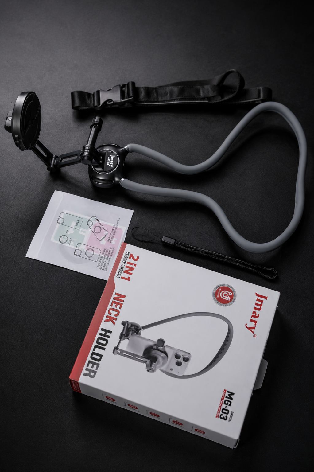 JMARY MG-03 Magnetic Neck Mount Holder for Mobile & Action Camera