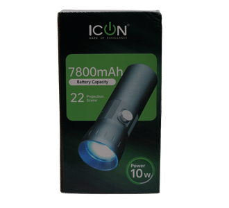 ICON SL10 LED Photography Flashlight – 10W RGB Background & Creative Light