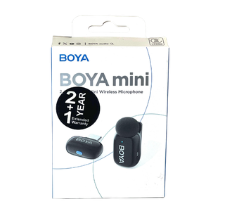BOYA Mini 2.4GHz Wireless Microphone – USB-C Mini Mic with Noise Cancellation for Android, Vlogging & YouTube