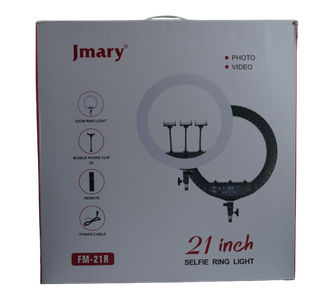 Jmary FM-21R 21 Inch Selfie Ring Light – Blogger Set