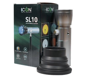 ICON SL10 LED Photography Flashlight – 10W RGB Background & Creative Light