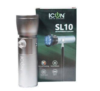 ICON SL10 LED Photography Flashlight – 10W RGB Background & Creative Light