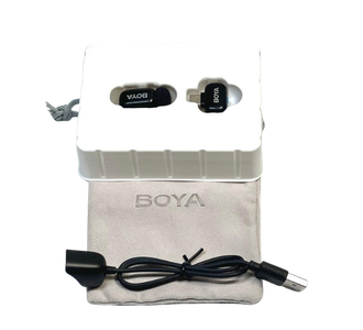 BOYA Mini 2.4GHz Wireless Microphone – USB-C Mini Mic with Noise Cancellation for Android, Vlogging & YouTube