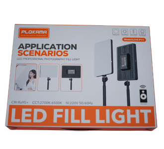 PLOKAMA LIVE-P11 LED Fill Light – Professional Photography & Video Light