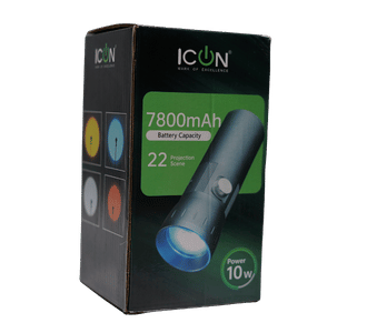 ICON SL10 LED Photography Flashlight – 10W RGB Background & Creative Light